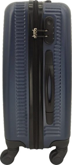 SB Travelbags Handbagage Koffer 55cm 4 Wielen Trolley - Blauw -Reisbagage Winkel 523x1200 4