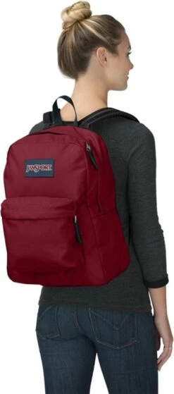 JanSport SUPERBREAK ONE Rugzak, 26 Liter - Russet Red -Reisbagage Winkel 530x1200 4