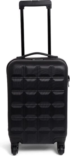 Norlander Squared Handbagagekoffer 37L - Reiskoffer Trolley - ECO Rpet - Zwart -Reisbagage Winkel 541x1200