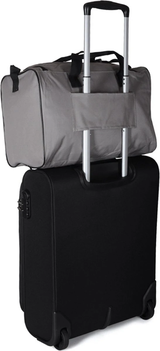 Handbagage Ryanair 40x20x25 - Met Smart Sleeve Voor Op Een Koffer - Steel Grey 7 Handbagage Ryanair 40x20x25 - Met Smart Sleeve Voor Op Een Koffer - Steel Grey - Afbeelding 5