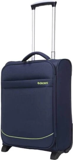 Decent Handbagage Koffer / Trolley / Reiskoffer - 50 Cm - 35 Liter - Polyester - Super-Light - Blauw 27 Decent Handbagage Koffer / Trolley / Reiskoffer - 50 Cm - 35 Liter - Polyester - Super-Light - Blauw -Reisbagage Winkel 548x1200