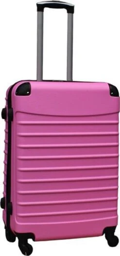 Travelerz Kofferset 3 Delig Met Wielen En Cijferslot - Handbagage Koffers - ABS - Licht Roze 12 Travelerz Kofferset 3 Delig Met Wielen En Cijferslot - Handbagage Koffers - ABS - Licht Roze -Reisbagage Winkel 563x1200 5