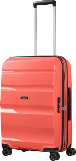 American Tourister Reiskoffer - Bon Air Dlx Spinner 66/24 Tsa Uitbreidbaar (Medium) Flash Coral -Reisbagage Winkel 565x1200 5
