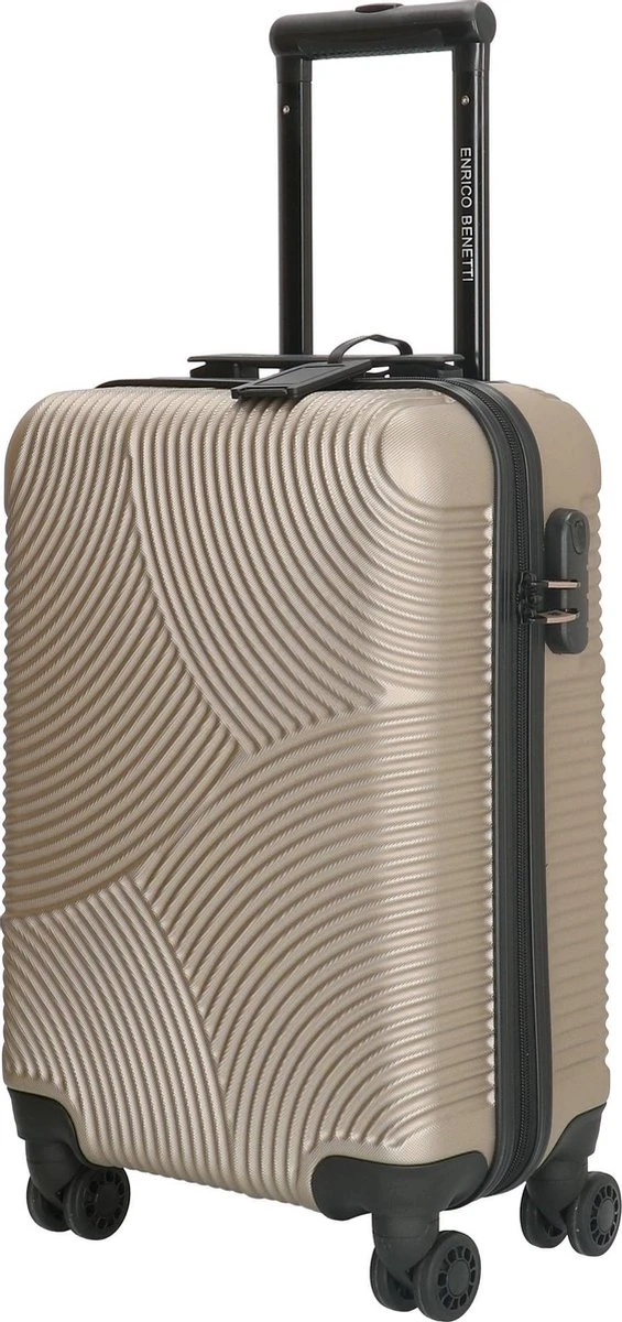 Enrico Benetti Louisville 39040 Driedelige Kofferset Hardcase ABS - Champagne 5 Enrico Benetti Louisville 39040 Driedelige Kofferset Hardcase ABS - Champagne - Afbeelding 3