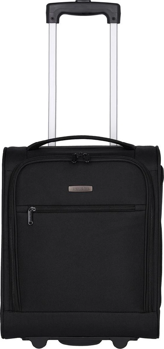 Travelite Handbagage Zachte Koffer / Trolley / Reiskoffer - Cabin - 43 Cm - Zwart 3 Travelite Handbagage Zachte Koffer / Trolley / Reiskoffer - Cabin - 43 Cm - Zwart
