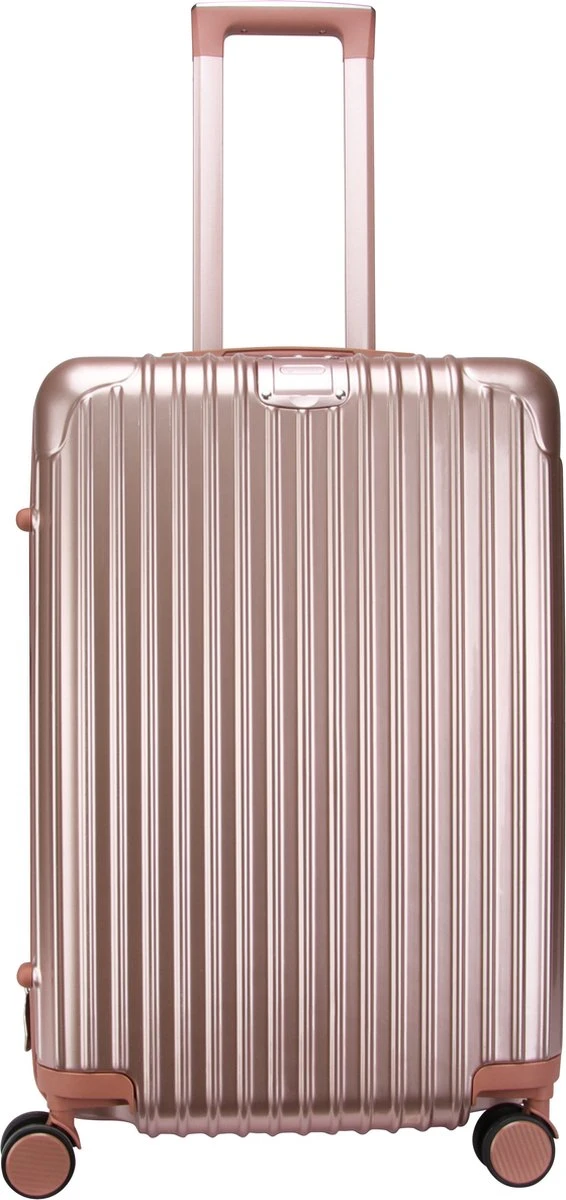 Royal Swiss - Reis Koffer - 76cm - Cijferslot- Lichtgewicht Koffer - 4 Wielen - Rose Gold 3 Royal Swiss - Reis Koffer - 76cm - Cijferslot- Lichtgewicht Koffer - 4 Wielen - Rose Gold