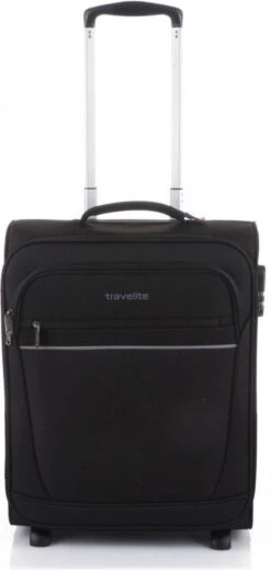 Travelite Cabin 2 Wheel Trolley Black 28 Travelite Cabin 2 Wheel Trolley Black -Reisbagage Winkel 570x1200 1