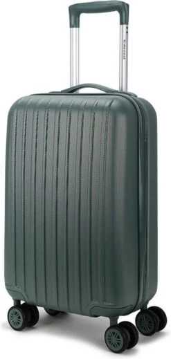 Decent Handbagage Koffer / Trolley / Reiskoffer - 55 Cm - 38 Liter - ABS - Tranporto - Groen 26 Decent Handbagage Koffer / Trolley / Reiskoffer - 55 Cm - 38 Liter - ABS - Tranporto - Groen -Reisbagage Winkel 571x1200 1