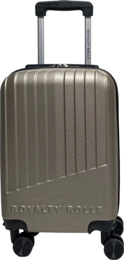 Royalty Rolls Amsterdam Handbagage Koffer 52 Cm - 25 Liter - Champagne 7 Royalty Rolls Amsterdam Handbagage Koffer 52 Cm - 25 Liter - Champagne -Reisbagage Winkel 573x1200