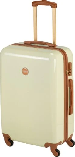 Princess Traveller Trendy Dots - Reiskoffer - Crème - M - 66cm -Reisbagage Winkel 576x1200 3