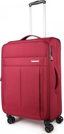 Decent D-Upright Medium Koffer - 66 Cm Expandable - TSA Slot - Bordeaux Rood -Reisbagage Winkel 578x1200 3
