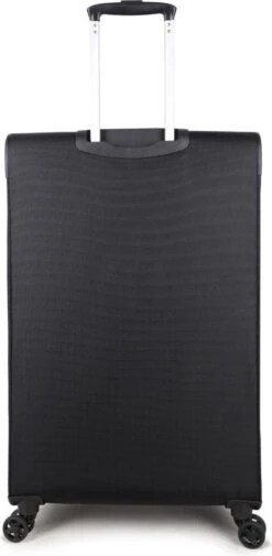 Decent D-Upright Large Koffer - 76 Cm Expandable - TSA Slot - Zwart -Reisbagage Winkel 587x1200