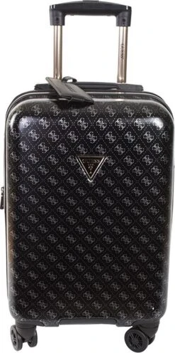 Guess Trolley Jesco Dames Koffer - Coal Logo -Reisbagage Winkel 598x1200 6