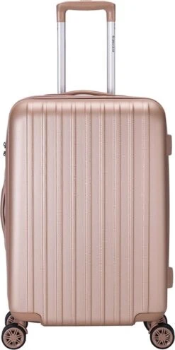 Decent Tranporto-One Reiskoffer 66 Cm - Zalmroze -Reisbagage Winkel 599x1200 4