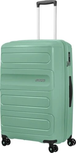 American Tourister Reiskoffer - Sunside Spinner 77/28 Uitbreidbaar (Large) Mineral Green -Reisbagage Winkel 600x1200 12