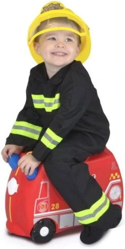 Trunki Ride-On Handbagage Koffer 46 Cm - Frank De Brandweerwagen -Reisbagage Winkel 603x1200 1