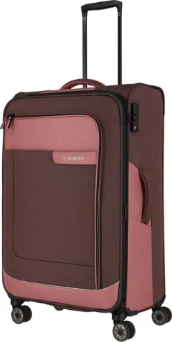 Travelite Zachte Koffer / Trolley / Reiskoffer - Viia - 77 Cm (XL) - Roze 24 Travelite Zachte Koffer / Trolley / Reiskoffer - Viia - 77 Cm (XL) - Roze -Reisbagage Winkel 606x1200 6