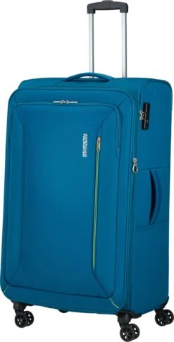 American Tourister Reiskoffer - Hyperspeed Spinner 80/30 Tsa Uitbreidbaar Deep Teal -Reisbagage Winkel 613x1200 2