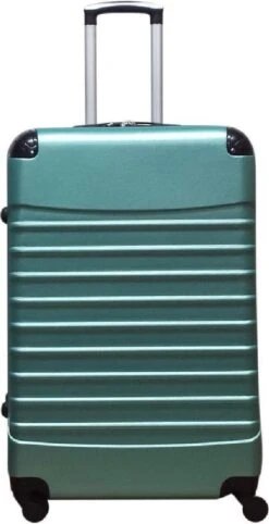 Castillo Quadrant 2 Delige ABS Kofferset (XL + S) - Lichtgroen -Reisbagage Winkel 615x1200 8