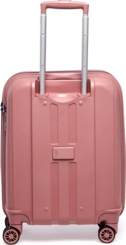©TROLLEYZ - Paris No.5 - Trolley - 55cm Met TSA Slot - Dubbele Wielen - 360° Spinners - 100% Polypropyleen - Handbagage Koffer In Rose Blush -Reisbagage Winkel 616x1200 9