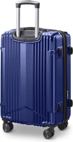 Tesla PC - Reiskoffer - 65 Cm - 4 Wielen - Blauw -Reisbagage Winkel 620x1200 6