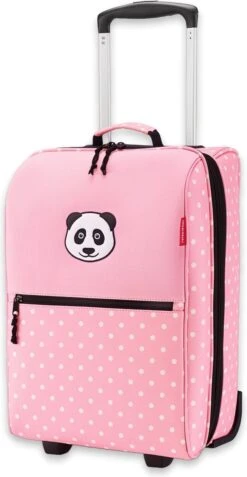 Reisenthel Trolley XS Kids Reiskoffer Kind - 12L - Panda Dots Pink Roze -Reisbagage Winkel 622x1200