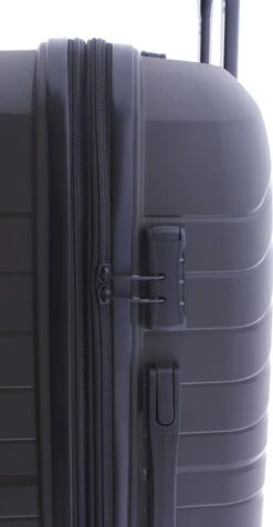 Gladiator Kick-Off Grote Koffer Expandable -76 Cm - 99/125 Liter - Eco Friendly Recyclebaar PP - Donkergrijs -Reisbagage Winkel 623x1200 5