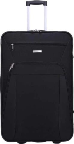 Decent Basic-Line Large Trolley 73 Cm - Zwart