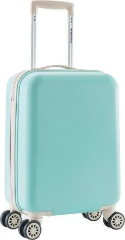 Decent Star Maxx Handbagage Koffer - 55 Cm - TSA Slot - Pastel Groen -Reisbagage Winkel 625x1200