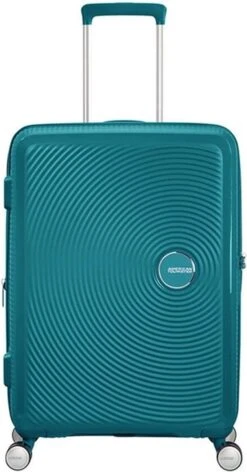 American Tourister Soundbox Spinner Spinner Reiskoffer (Medium) - 81 Liter - Jade Green -Reisbagage Winkel 628x1200 5