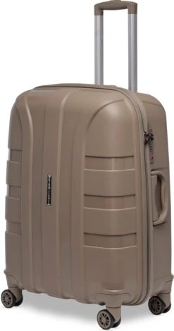 ©TROLLEYZ - Paris No.5 - Reiskoffer - 69cm Met TSA Slot - Dubbele Wielen - 360° Spinners - 100% Polypropyleen - Reiskoffer In Pearl Sand -Reisbagage Winkel 631x1200 4