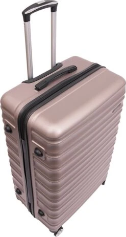 Tobeyz - Kofferset - 3-delig Lichtbruin Handbagage - Verrijdbaar Op 4 Wielen - Stevig ABS - Lichtgewicht, Trolley -Reisbagage Winkel 640x1200 3