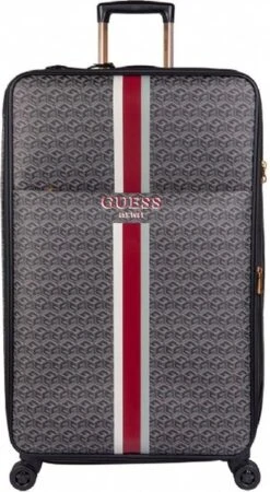 Guess Vikky 28 In 8 Wheeler Dames Reiskoffer - Charcoal Grey -Reisbagage Winkel 658x1200 3