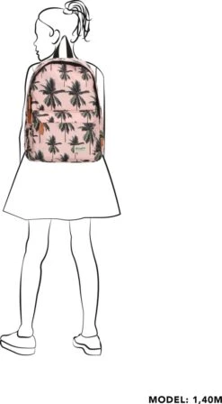 Beagles Originals Cool Originals - Rugzak - Palm Roze 20 Beagles Originals Cool Originals - Rugzak - Palm Roze -Reisbagage Winkel 662x1200 6