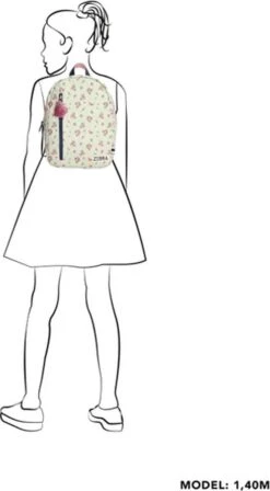 Zebra Girls Rugzak - Unicorn Mint -Reisbagage Winkel 662x1200 9