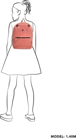 Zebra Girls Rugzak - Roze -Reisbagage Winkel 663x1200 13