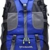 Merkloos Backpack - Free Knight Adventure - Blauw - Rugzak - 50 Liter