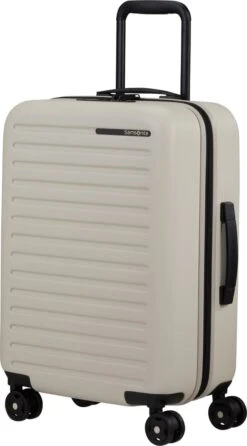 Samsonite Reiskoffer - Stackd Spinner Uitbreidbaar (4 Wielen) 55 Cm Handbagage - Sand - 2.8 Kg