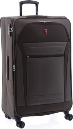 Gladiator Siroco L Grote Koffer 78 Cm - 115 Liter - Expandable - TSA Slot - Bruin -Reisbagage Winkel 685x1200 6