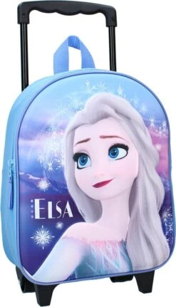Disney Frozen Handbagage Reiskoffer/trolley/rugzak Blauw 32 Cm Voor Kinderen