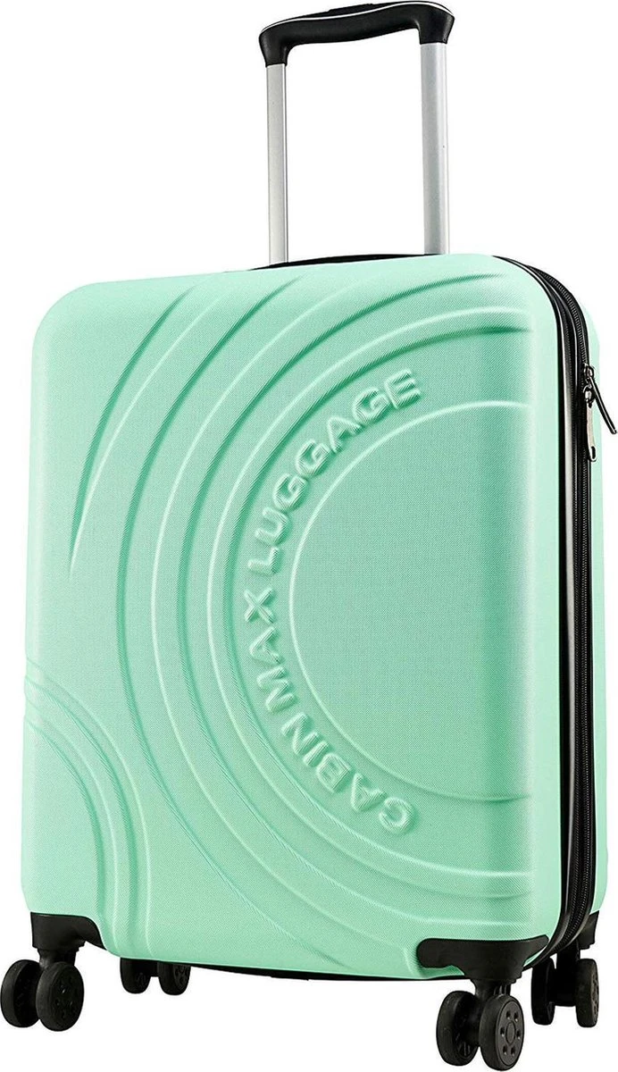 CabinMax Velocity Handbagage Koffer - Uitbreidbaar Trolley 44L - Harde Reiskoffer - 55x40x20/25 Cm - Lichtgewicht - Groot Capaciteit - Mint Groen 3 CabinMax Velocity Handbagage Koffer - Uitbreidbaar Trolley 44L - Harde Reiskoffer - 55x40x20/25 Cm - Lichtgewicht - Groot Capaciteit - Mint Groen