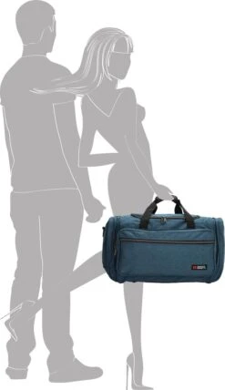 Enrico Benetti Montevideo 35314 Reistas/sporttas S - Jeans Blauw -Reisbagage Winkel 693x1200 4