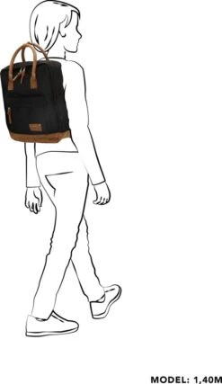 Enrico Benetti Santiago 46178 Rugtas Met Tabletvak - Zwart -Reisbagage Winkel 694x1200 8