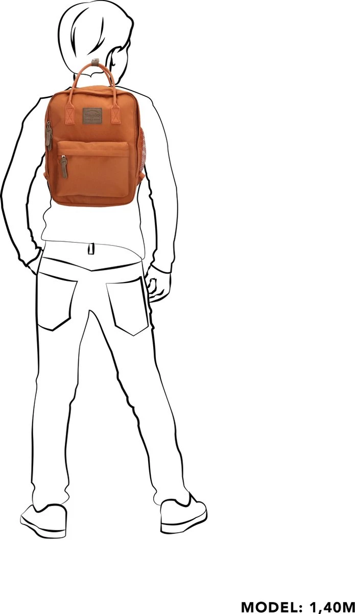 Beagles Originals Torrent Rugzak - 8 Liter - Terracotta 8 Beagles Originals Torrent Rugzak - 8 Liter - Terracotta - Afbeelding 6