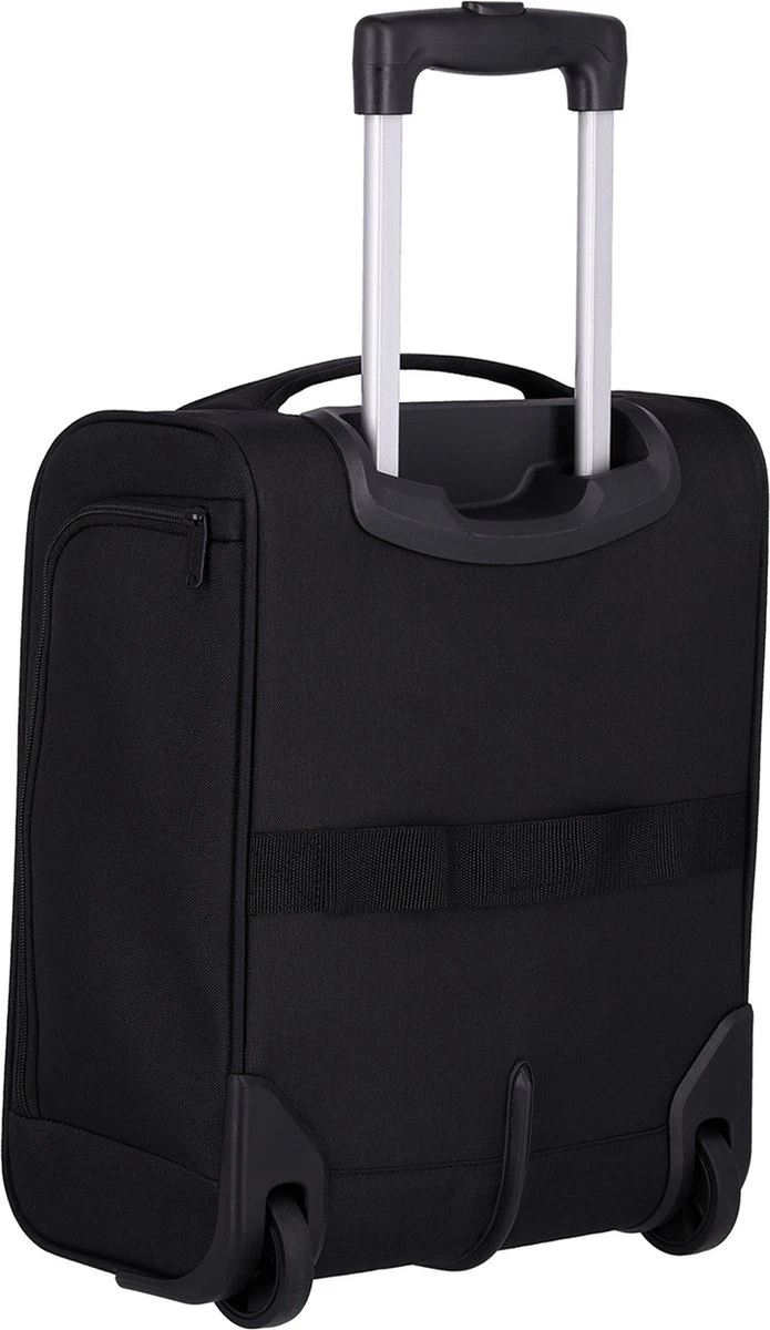 Travelite Handbagage Zachte Koffer / Trolley / Reiskoffer - Cabin - 43 Cm - Zwart 8 Travelite Handbagage Zachte Koffer / Trolley / Reiskoffer - Cabin - 43 Cm - Zwart - Afbeelding 6