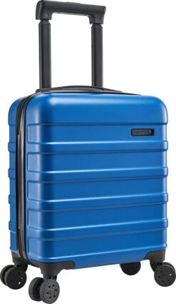 CabinMax Handbagage Koffer - Trolley 30L - Harde Reiskoffer - 45x36x20cm - Lichtgewicht - Groot Capaciteit - Aegean Blue