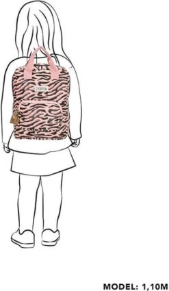 Zebra Trends Rugzak (S) - Zebra Stripes Pink -Reisbagage Winkel 697x1200 4