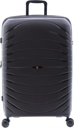 Gladiator Kick-Off Grote Koffer Expandable -76 Cm - 99/125 Liter - Eco Friendly Recyclebaar PP - Donkergrijs -Reisbagage Winkel 700x1200 3