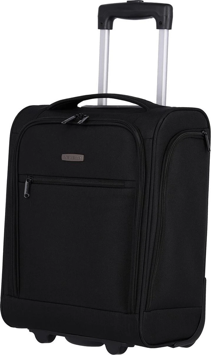 Travelite Handbagage Zachte Koffer / Trolley / Reiskoffer - Cabin - 43 Cm - Zwart 11 Travelite Handbagage Zachte Koffer / Trolley / Reiskoffer - Cabin - 43 Cm - Zwart - Afbeelding 9