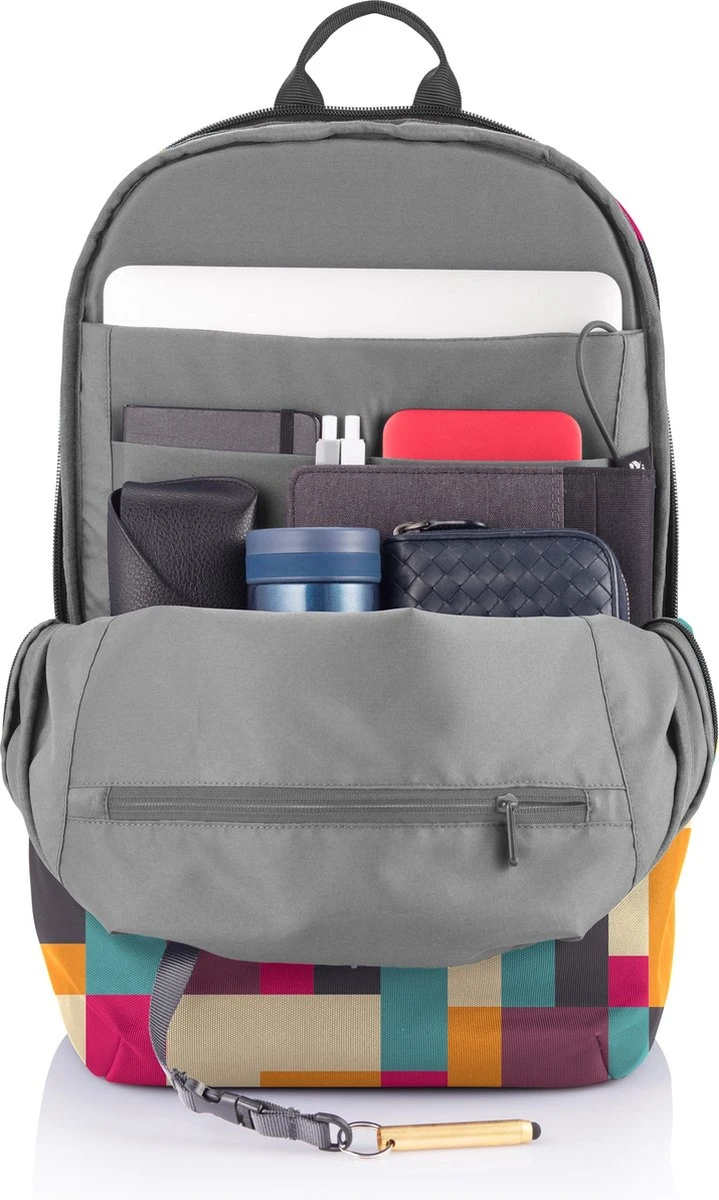 XD Design Bobby Soft Art - Anti-Diefstal Rugzak 16 Liter - Geometric 12 XD Design Bobby Soft Art - Anti-Diefstal Rugzak 16 Liter - Geometric - Afbeelding 10